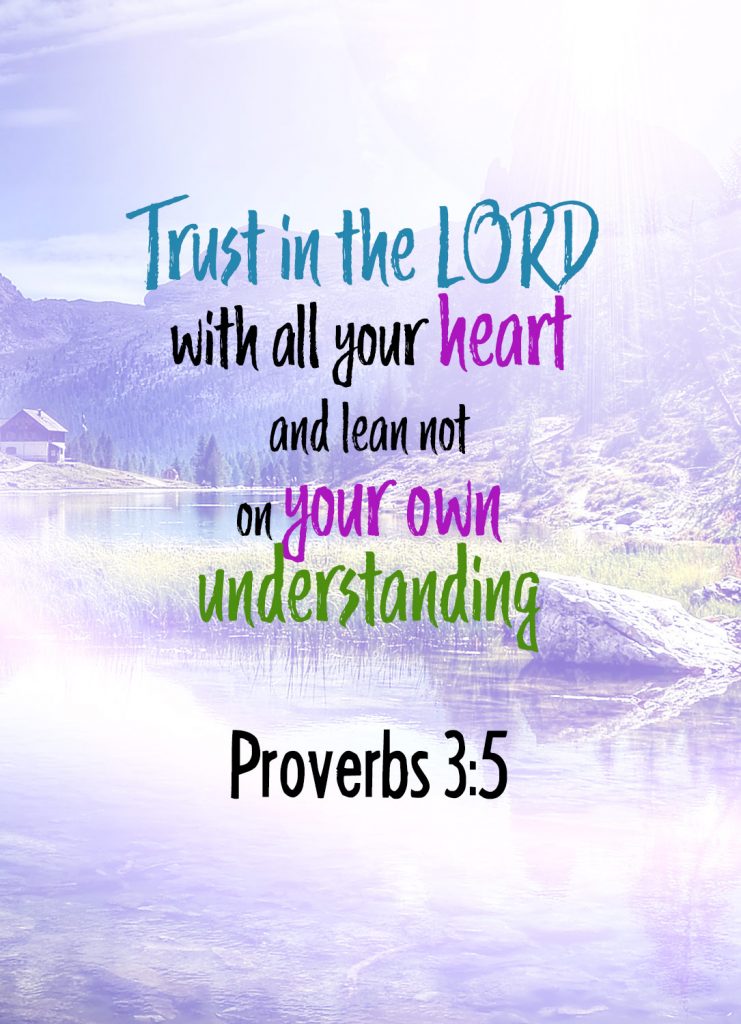 Bible Verse - Proverbs 3:5