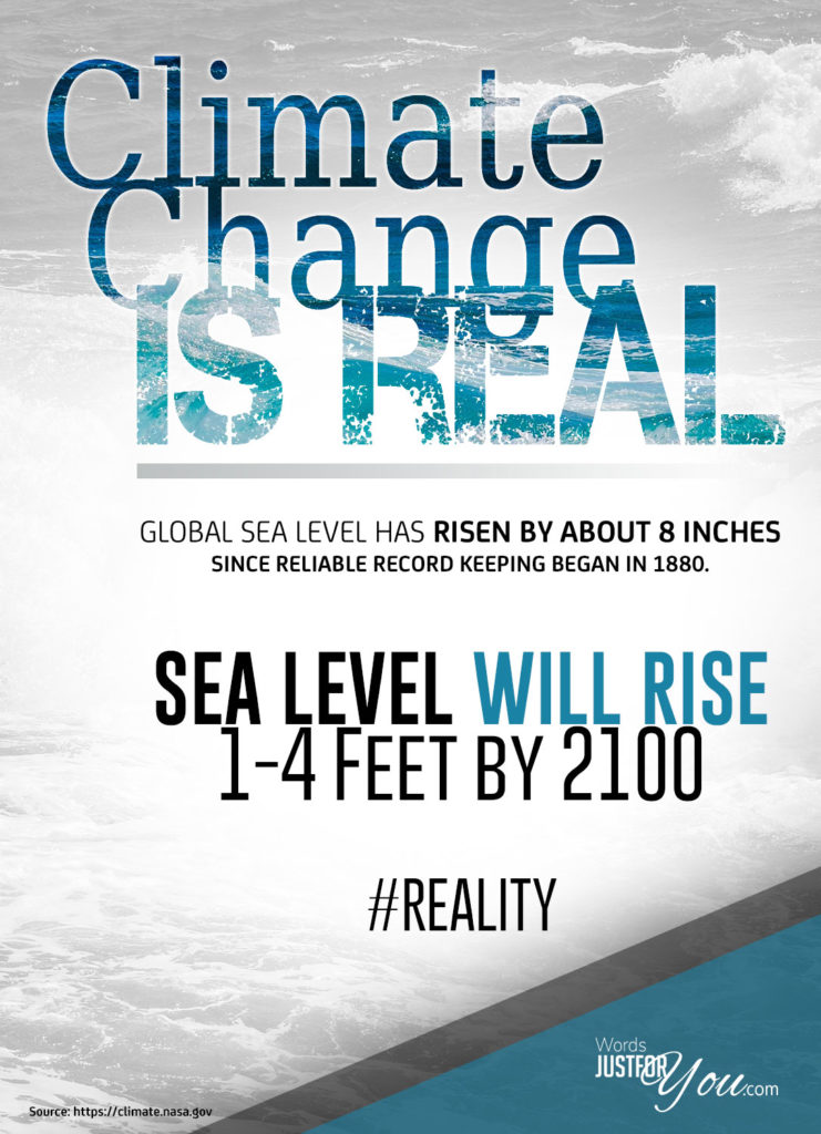 Sea level rise due to climate change