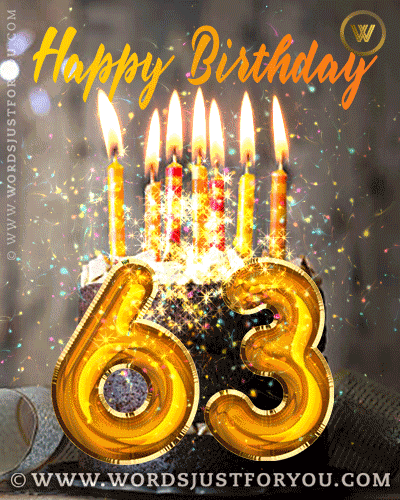 Happy 63Rd Birthday Gif