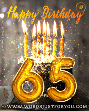 Happy 65Th Birthday Gif