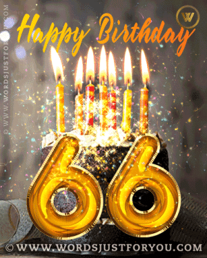 Happy 66Th Birthday Gif