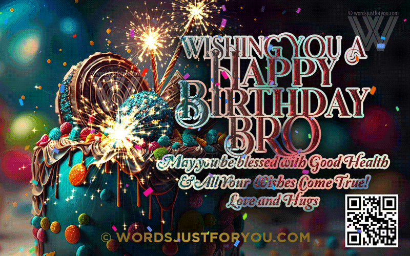 Happy Birthday Brother Gif