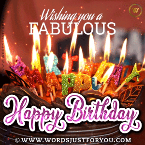 Happy Birthday Cake Gif