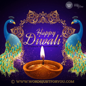 Happy Diwali Animated Diya Gif