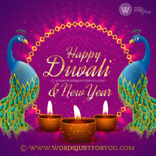 Happy Diwali Animated Diya Gif
