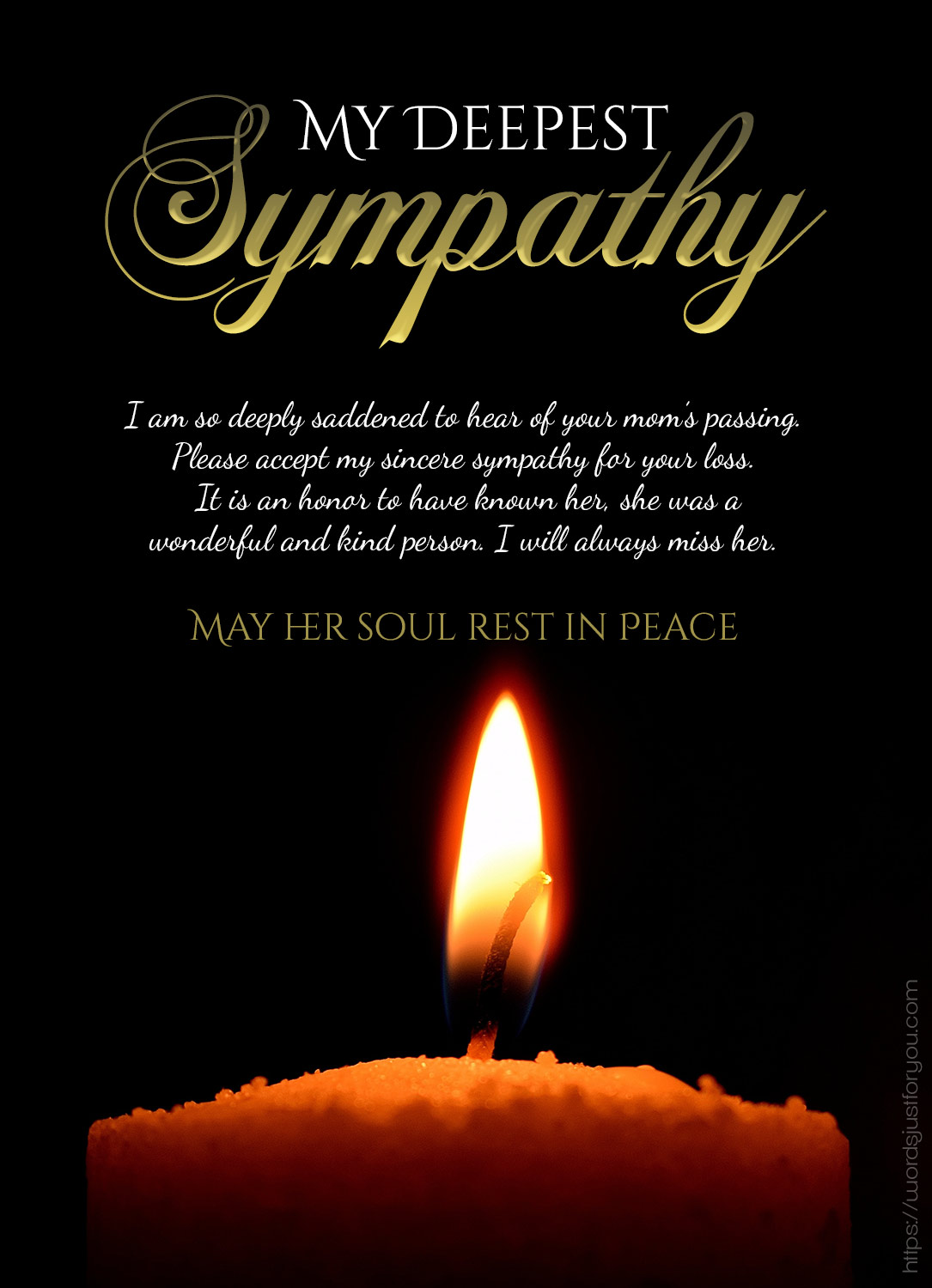 My Deepest Sympathy Messages | Words Just for You! - Free Downloads and Free Sharing1085 x 1500