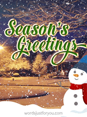 Season's Greetings Gif - Season's Greetings Wishes - Animated Season's Greetings Card