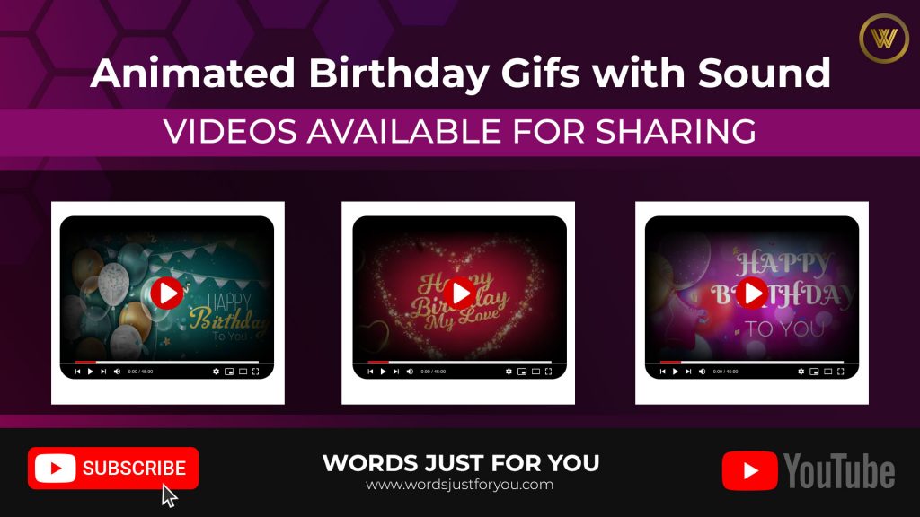 Happy Birthday Gif Video - 01 1
