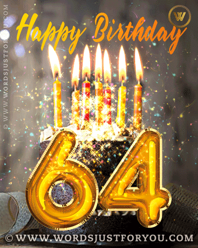 Happy 64Th Birthday Gif