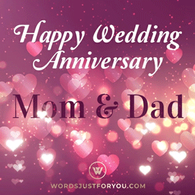 Happy Wedding Anniversary Mom And Dad Gif