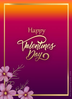 Happy Valentines Day Card