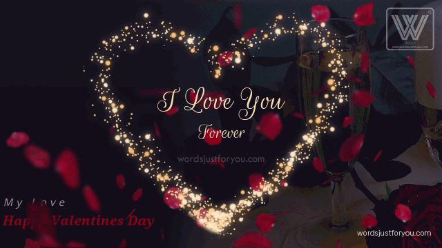 I Love You Forever - Happy Valentines Day Gif