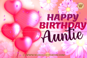 Happy Birthday Auntie Gif