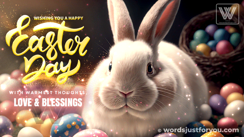 Animated Happy Easter Gif Wishes - Happy Easter Gif