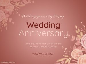 Happy Wedding Anniversary