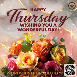 Animated Happy Thursday Wishes - Happy Thursday Gif