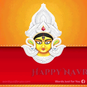 Animated Happy Navratri Gif