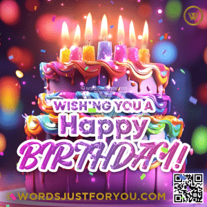 Amazing Cake and Confetti Animated Happy Birthday Gif - Animated Happy Birthday Gif
