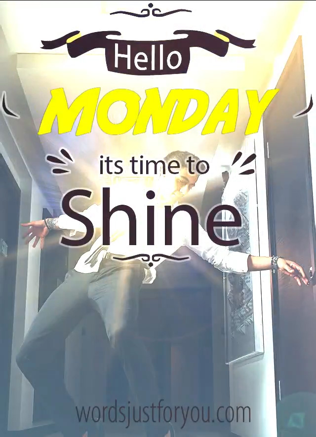 Animated Hello Monday - It's Time to Shine