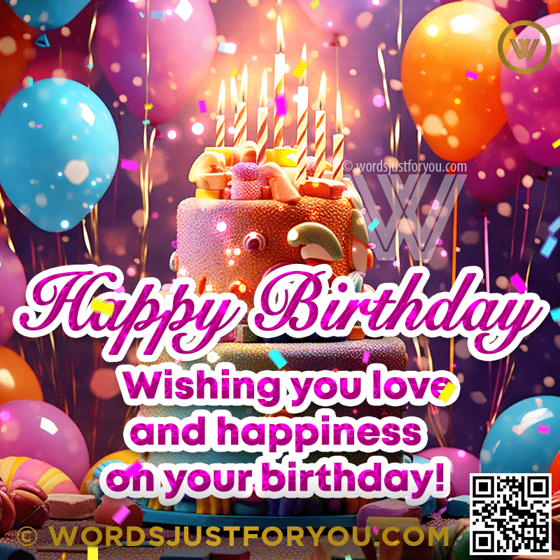 Amazing Cake Happy Birthday Wishes Gif - Cake Birthday Gif - Happy Birthday Gif
