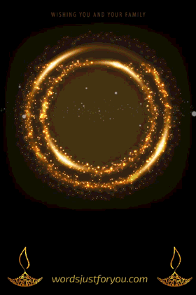 Elegant Animated Happy Diwali Gif - Fireworks