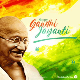 Happy Gandhi Jayanti Gif