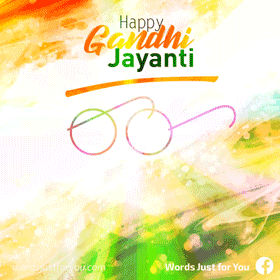 Happy Gandhi Jayanti Gif