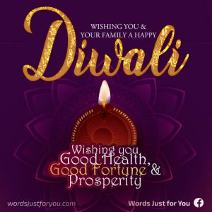 Happy Diwali Wishes Card