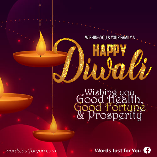 Happy Diwali Wishes Card