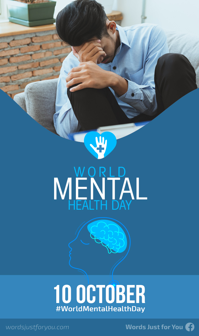 Creative World Mental Health Day Poster