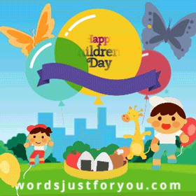 Happy Children's Day Gif