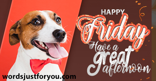 Happy Friday - Have A Great Afternoon