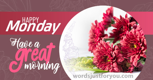 Happy Monday Have A Great Morning