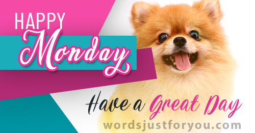 Happy Monday - Have A Great Day