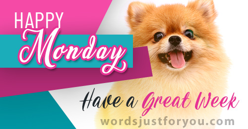 Happy Monday - Have A Great Week