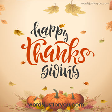 Happy Thanksgiving Card
