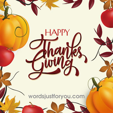 Happy Thanksgiving Card