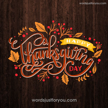 Happy Thanksgiving Card