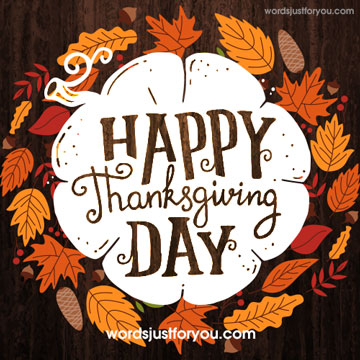 Happy Thanksgiving Card