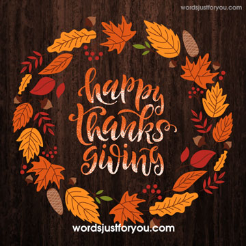 Happy Thanksgiving Card