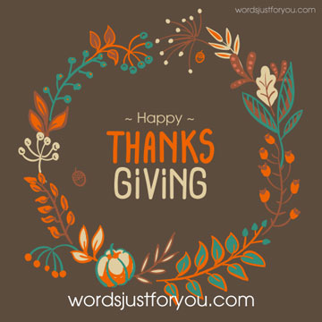 Happy Thanksgiving Card