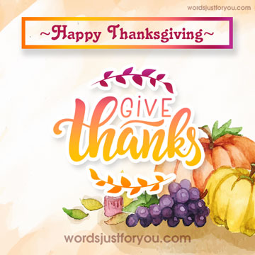 Happy Thanksgiving Card