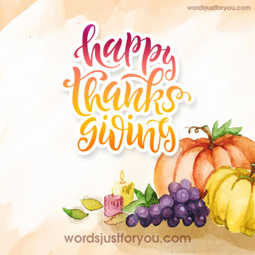 Happy Thanksgiving Card