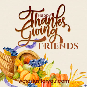 Happy Thanksgiving Friends