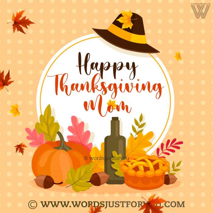 Beautiful Happy Thanksgiving Mom Gif - Happy Thanksgiving Gif