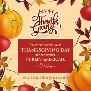 Happy Thanksgiving Quote