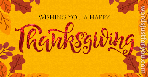 Happy Thanksgiving Card