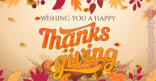 Happy Thanksgiving Card