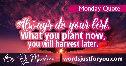 Monday Quote by Og Mandino