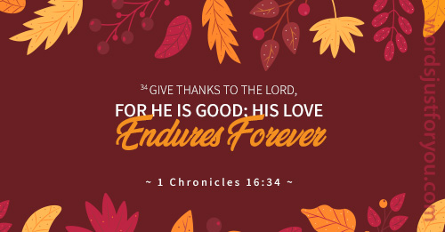 Thanksgiving Bible Verse